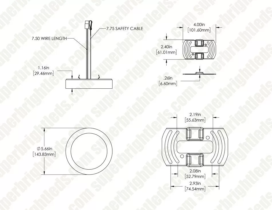 Green Creative 5.5" 10W LED Round Downlight - CLICK Design - 560 Lumens - 65W Incandescent Equivalent - 3000K 4 Green Creative 5.5" 10W LED Round Downlight - CLICK Design - 560 Lumens - 65W Incandescent Equivalent - 3000K - Image 4