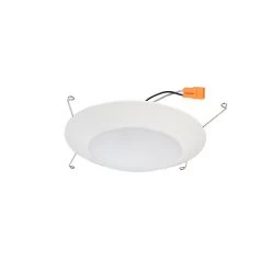 Green Creative 6" 14.5W LED Round Downlight - CLICK Design - Up To 950 Lumens - 85W Incandescent Equivalent - 3000K