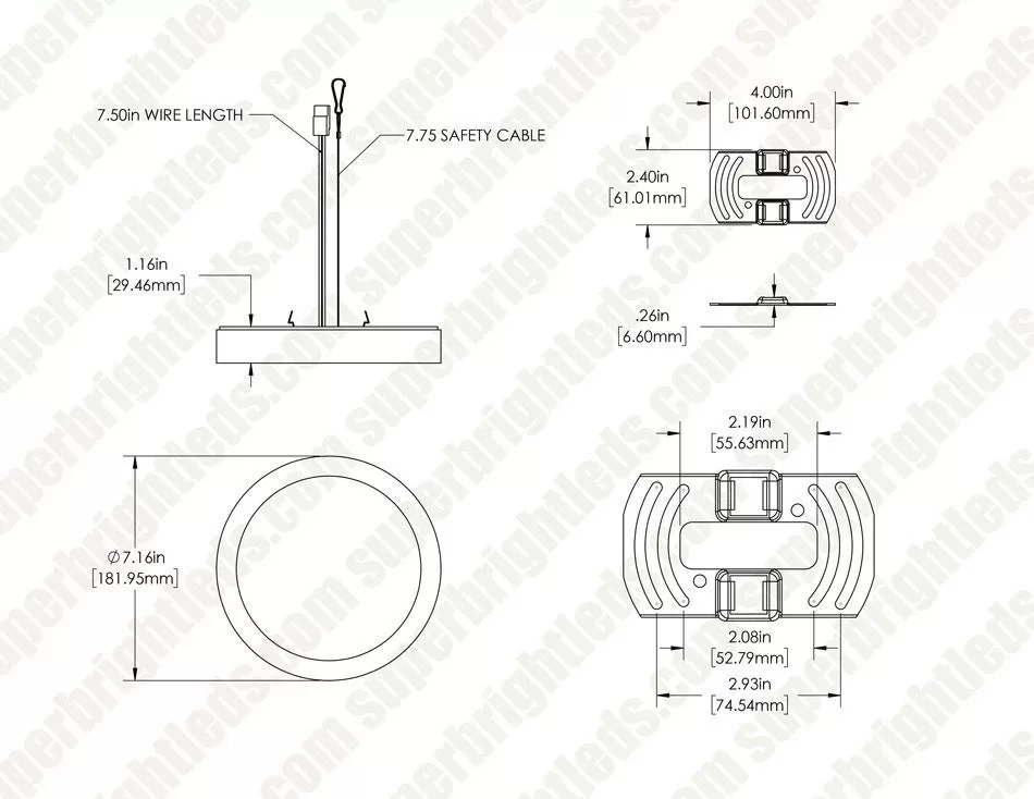 Green Creative 7" 15W LED Round Downlight - CLICK Design - 870 Lumens - 75W Incandescent Equivalent - 2700K / 4000K 4 Green Creative 7" 15W LED Round Downlight - CLICK Design - 870 Lumens - 75W Incandescent Equivalent - 2700K / 4000K - Image 4