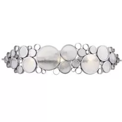 Fascination 165B03MS 3-Light Vanity Light - Metallic Silver