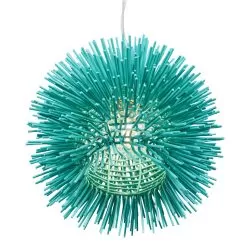 Urchin 169M01AQ 1-Light Mini Pendant - Aqua Velvet -Lighting Decoration Store 169M01AQ 2