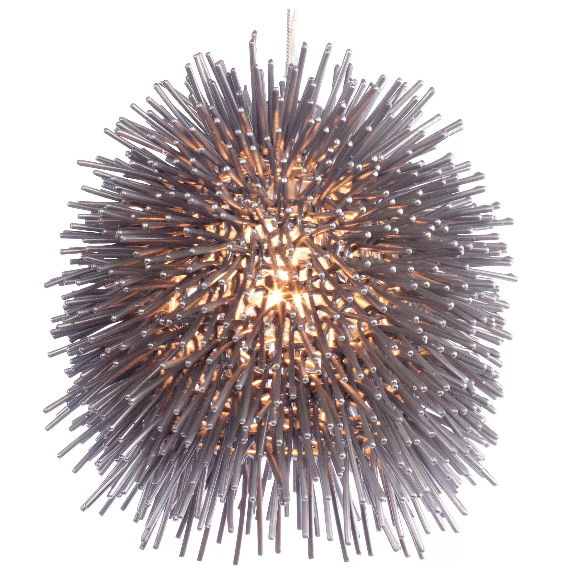 Urchin 169M01CH 1-Light Mini Pendant - Painted Chrome 1 Urchin 169M01CH 1-Light Mini Pendant - Painted Chrome