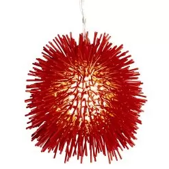 Urchin 169M01RE 1-Light Mini Pendant - Super Red