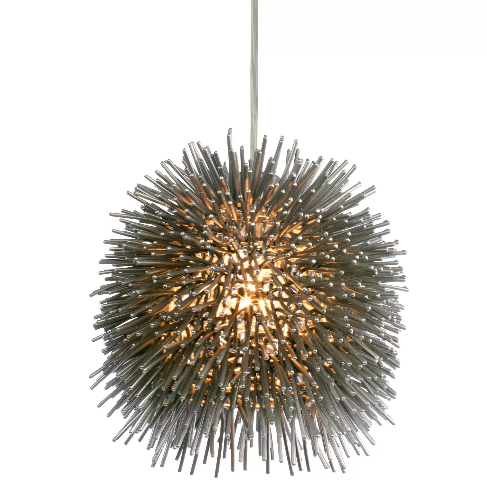 Urchin 169M01SCH 1-Light Mini Pendant - Painted Chrome 1 Urchin 169M01SCH 1-Light Mini Pendant - Painted Chrome