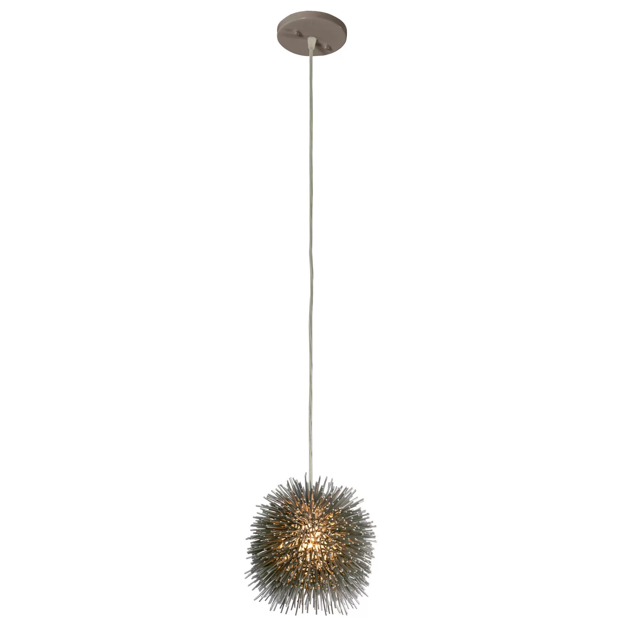 Urchin 169M01SCH 1-Light Mini Pendant - Painted Chrome 2 Urchin 169M01SCH 1-Light Mini Pendant - Painted Chrome - Image 2