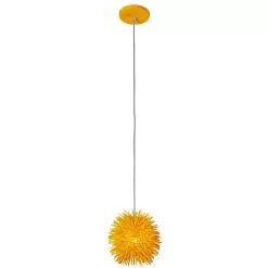Urchin 169M01SYE 1-Light Mini Pendant - Un-Mellow Yellow