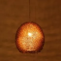 Urchin 169P01GO 1-Light Pendant Light - Gold -Lighting Decoration Store 169P01GL alt 3
