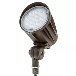 20W Knuckle Mount LED Spot Light - 60° Beam - Bullet Style - 70W MH Equivalent - 12V AC/DC - 2300 Lumens - 3000K