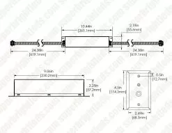 Green Creative 23W Emergency LED Driver - Title 20 Compliant - 120-277 VAC 7 Green Creative 23W Emergency LED Driver - Title 20 Compliant - 120-277 VAC -Lighting Decoration Store 23emdriver dim drawing