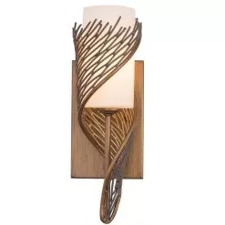 Flow 240K01HO 1-Light Wall Sconce - Hammered Ore -Lighting Decoration Store 240K01HO