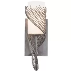 Flow 240K01RSL 1-Light Wall Sconce - Steel