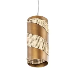 Flow 240M01BTR 1-Light Cylinder Mini Pendant Light - Baguette/Natural Rattan 10 Flow 240M01BTR 1-Light Cylinder Mini Pendant Light - Baguette/Natural Rattan -Lighting Decoration Store 240M01BTR 4 c635a119 8d87 41a4 bf34 7595020ac560