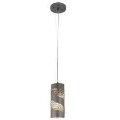 Flow 240M01SL 1-Light Mini Pendant - Steel 6 Flow 240M01SL 1-Light Mini Pendant - Steel -Lighting Decoration Store 240M01SL alt 2