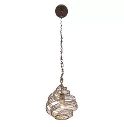Flow 240P01HO 1-Light Twist Mini Pendant - Hammered Ore 10 Flow 240P01HO 1-Light Twist Mini Pendant - Hammered Ore -Lighting Decoration Store 240P01HO 2