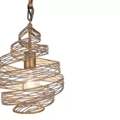 Flow 240P01HO 1-Light Twist Mini Pendant - Hammered Ore 9 Flow 240P01HO 1-Light Twist Mini Pendant - Hammered Ore -Lighting Decoration Store 240P01HO Detail 1