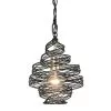 Flow 240P01MBFG 1-Light Mini Pendant - Matte Black/French Gold
