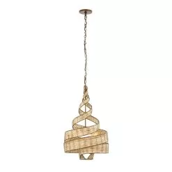 Flow 240P03BTR 3-Light Twist Pendant Light - Baguette/Natural Rattan -Lighting Decoration Store 240P03BTR 4 b0b1afc3 a9e3 4476 a1ea d377507e8e98