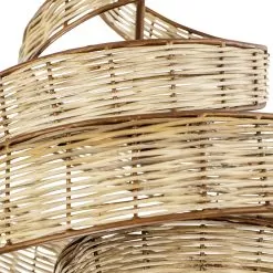 Flow 240P03BTR 3-Light Twist Pendant Light - Baguette/Natural Rattan -Lighting Decoration Store 240P03BTR Detail 1 89193af3 283c 419f a929 2fc62fae1df6