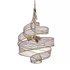 Flow 240P03HO 3-Light Pendant Light - Hammered Ore