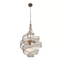 Flow 240P03HO 3-Light Pendant Light - Hammered Ore -Lighting Decoration Store 240P03HO 2