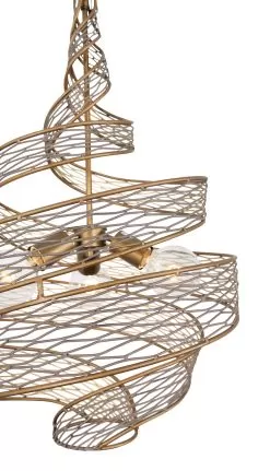 Flow 240P03HO 3-Light Pendant Light - Hammered Ore -Lighting Decoration Store 240P03HO Detail 1