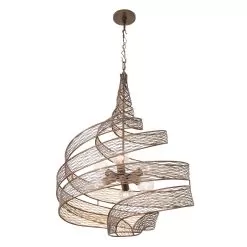 Flow 240P06HO 6-Light Pendant Light - Hammered Ore -Lighting Decoration Store 240P06HO 2