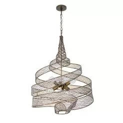 Flow 240P06HO 6-Light Pendant Light - Hammered Ore -Lighting Decoration Store 240P06HO 4