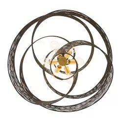 Flow 240P06LMBFG 6-Light Pendant Light - Matte Black/French Gold 7 Flow 240P06LMBFG 6-Light Pendant Light - Matte Black/French Gold -Lighting Decoration Store 240P06LMBFG 3