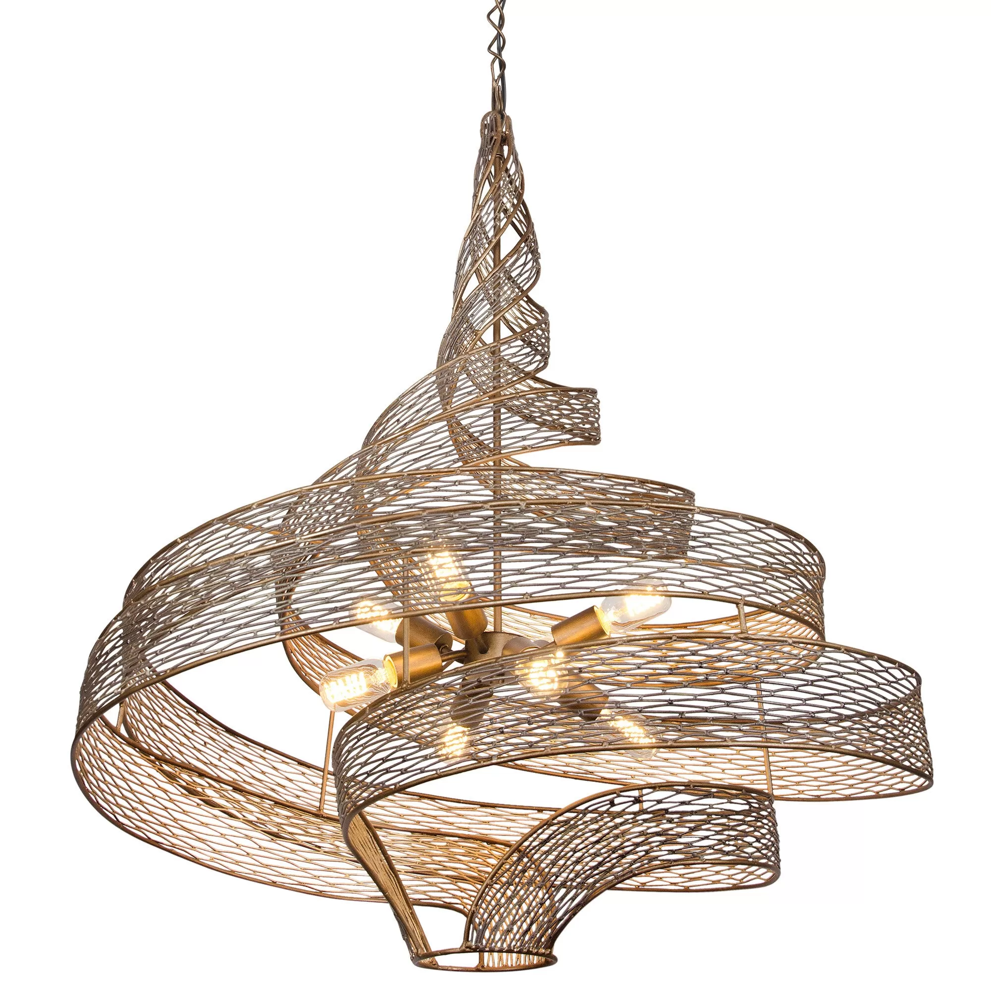 Flow 240P08HO 8-Light Pendant Light - Hammered Ore 4 Flow 240P08HO 8-Light Pendant Light - Hammered Ore - Image 4