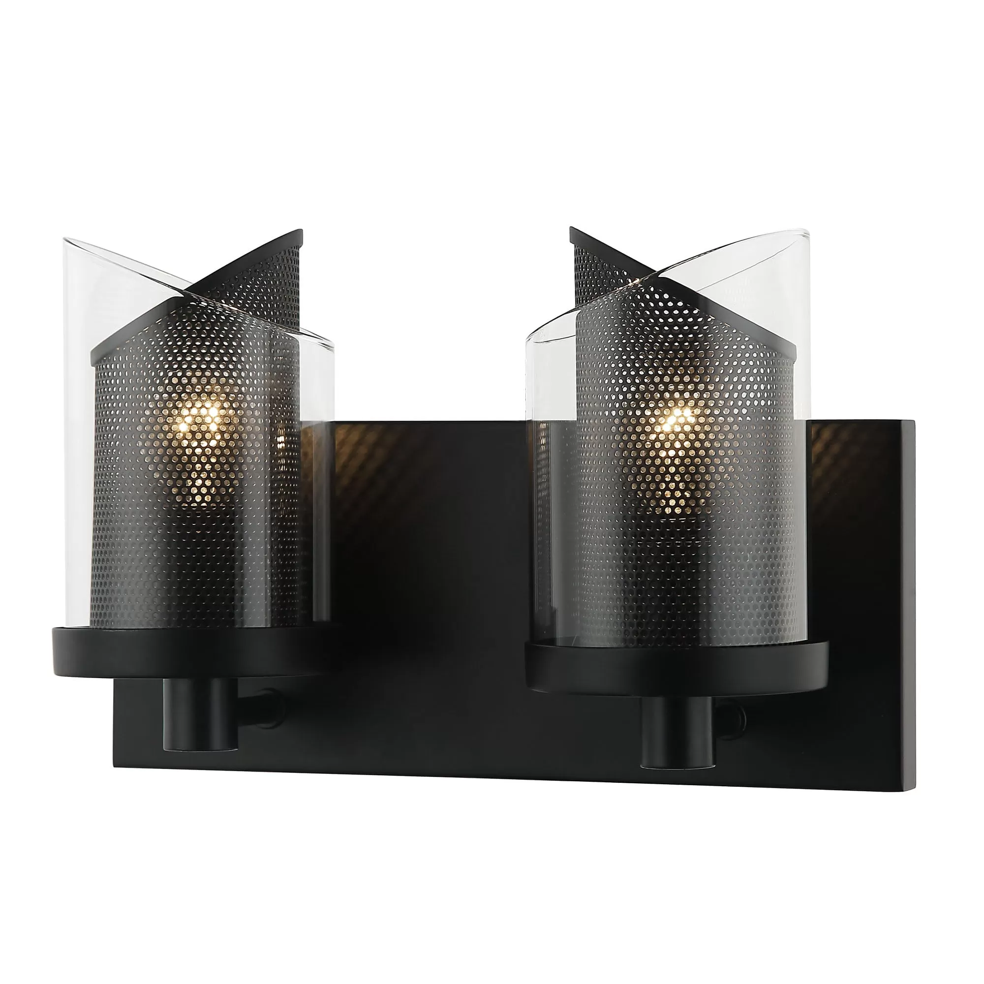 So Inclined 246B02BL 2-Light Vanity Light - Black 2 So Inclined 246B02BL 2-Light Vanity Light - Black - Image 2