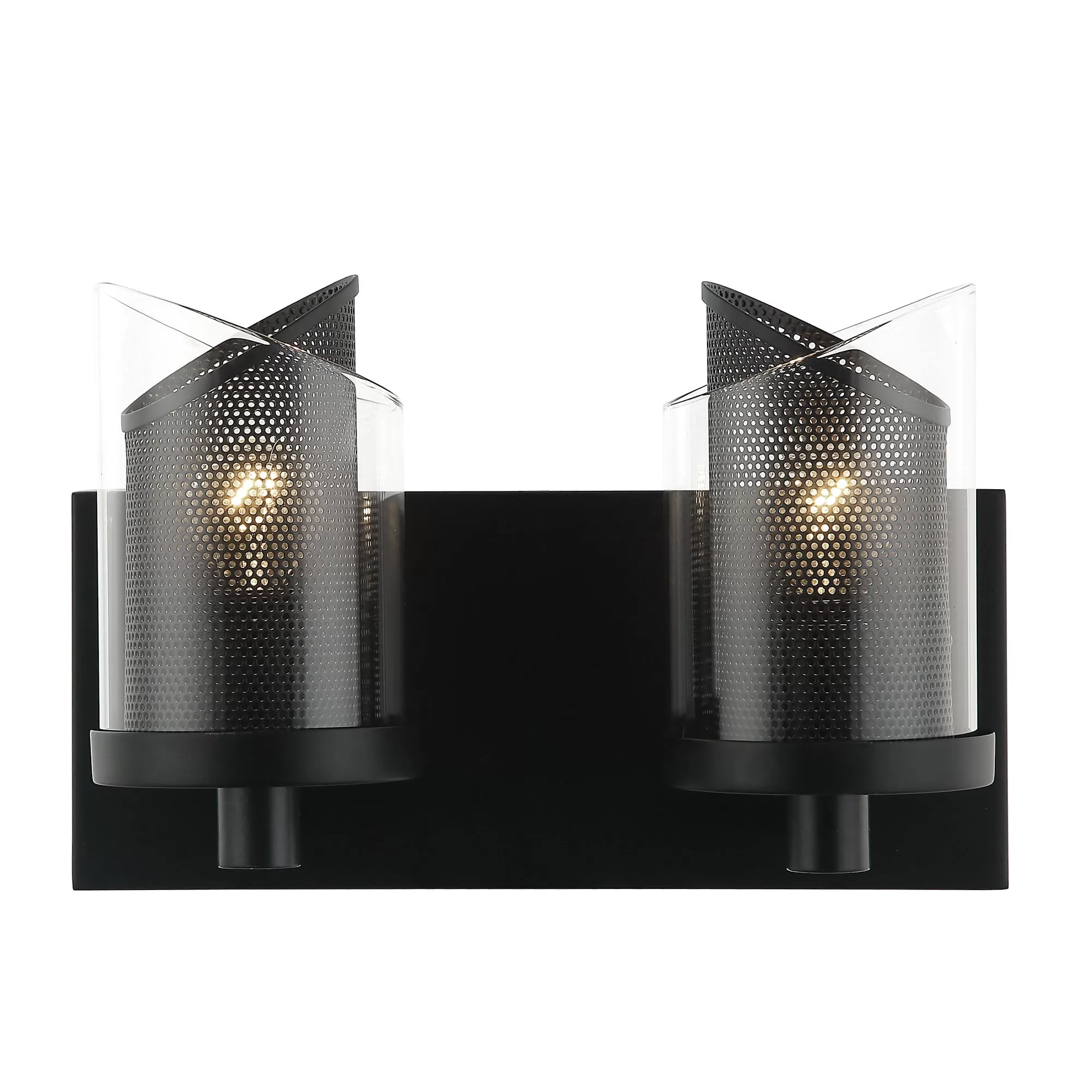 So Inclined 246B02BL 2-Light Vanity Light - Black 1 So Inclined 246B02BL 2-Light Vanity Light - Black