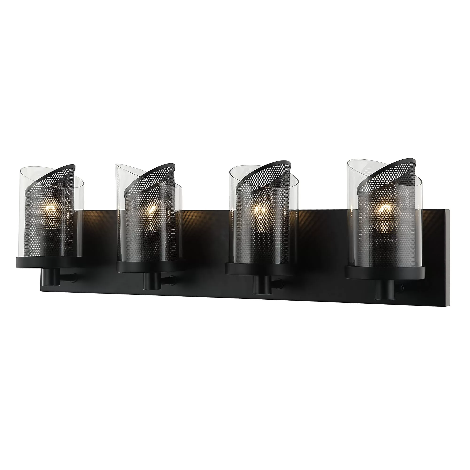 So Inclined 246B04BL 4-Light Vanity Light - Black 2 So Inclined 246B04BL 4-Light Vanity Light - Black - Image 2