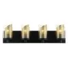 So Inclined 246B04BLGO 4-Light Vanity Light - Black/Gold