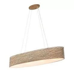 Flow 247N04HO 4-Light Kitchen Island Pendant - Hammered Ore