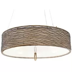 Flow 247P05HO 5-Light Pendant Light - Hammered Ore