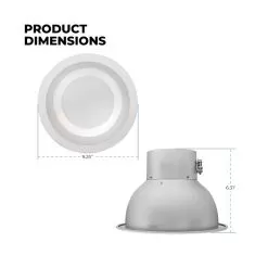 Green Creative 8" 24W Commercial Downlight - Dimmable - 2,186 Lumens - 3500K 10 Green Creative 8" 24W Commercial Downlight - Dimmable - 2,186 Lumens - 3500K -Lighting Decoration Store 24cdl8dim 835 277v dim