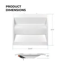 Green Creative 2x2 Troffer Retrofit Kit - 25W - Dimmable - 3,600 Lumens - 120-277 VAC - 4000K 12 Green Creative 2x2 Troffer Retrofit Kit - 25W - Dimmable - 3,600 Lumens - 120-277 VAC - 4000K -Lighting Decoration Store 25trofkit22dim 840 277v dims