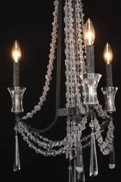 Barcelona 270C03OX 3-Light Chandelier - Onyx 7 Barcelona 270C03OX 3-Light Chandelier - Onyx -Lighting Decoration Store 270C03OX 1