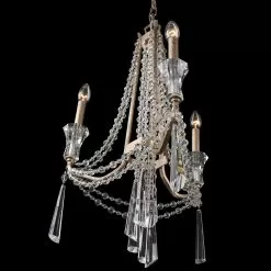 Barcelona 270C03TR 3-Light Chandelier - Transcend Silver -Lighting Decoration Store 270C03TR alt 4