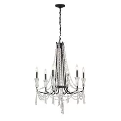 Barcelona 270C06OX 6-Light Chandelier - Onyx