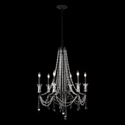 Barcelona 270C06OX 6-Light Chandelier - Onyx 7 Barcelona 270C06OX 6-Light Chandelier - Onyx -Lighting Decoration Store 270C06OX 1
