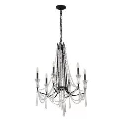 Barcelona 270C06OX 6-Light Chandelier - Onyx 6 Barcelona 270C06OX 6-Light Chandelier - Onyx -Lighting Decoration Store 270C06OX 2