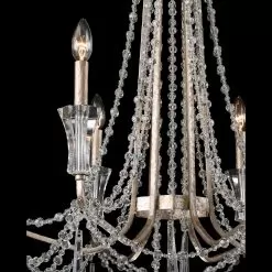 Barcelona 270C06TR 6-Light Chandelier - Transcend Silver 7 Barcelona 270C06TR 6-Light Chandelier - Transcend Silver -Lighting Decoration Store 270C06TR alt 1