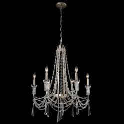 Barcelona 270C06TR 6-Light Chandelier - Transcend Silver 8 Barcelona 270C06TR 6-Light Chandelier - Transcend Silver -Lighting Decoration Store 270C06TR alt 2