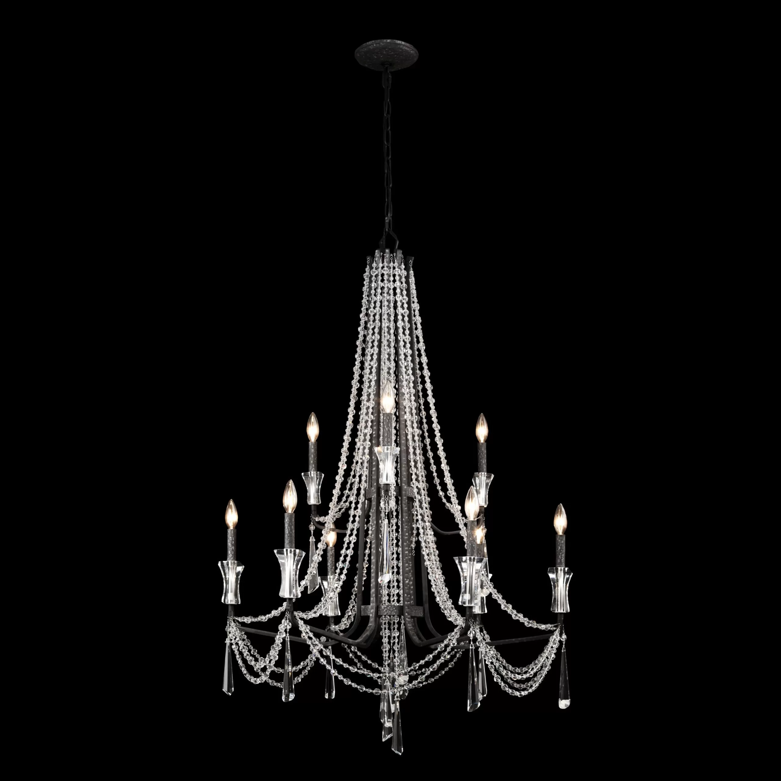 Barcelona 270C09OX 9-Light Chandelier - Onyx 3 Barcelona 270C09OX 9-Light Chandelier - Onyx - Image 3