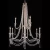 Barcelona 270C09TR 9-Light Chandelier - Transcend Silver