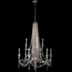Barcelona 270C09TR 9-Light Chandelier - Transcend Silver 7 Barcelona 270C09TR 9-Light Chandelier - Transcend Silver -Lighting Decoration Store 270C09TR alt 3