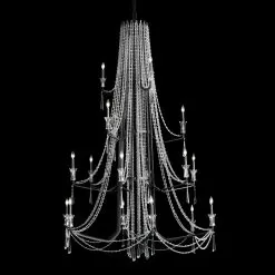 Barcelona 270C18OX 18-Light Chandelier - Onyx -Lighting Decoration Store 270C18OX