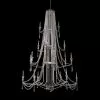 Barcelona 270C18TR 18-Light Chandelier - Transcend Silver