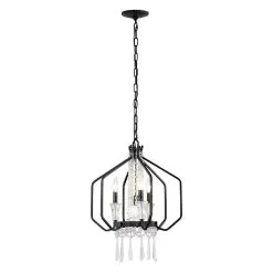 Barcelona 270P04OX 4-Light Pendant Light - Onyx 7 Barcelona 270P04OX 4-Light Pendant Light - Onyx -Lighting Decoration Store 270P04OX 2